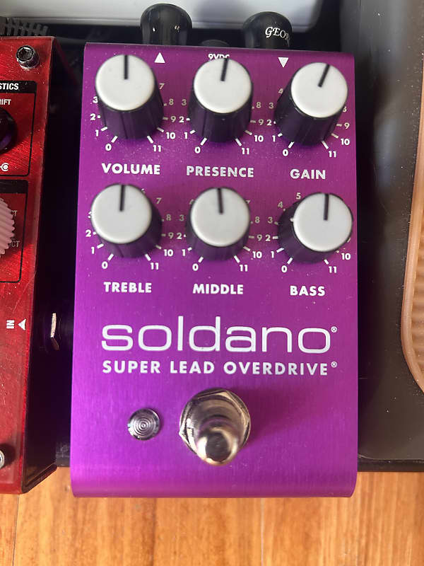 Soldano SLO PEDAL Purple Anodized 最新