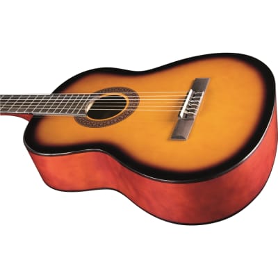 Eko CS10 Sunburst 4/4 Classical Guitar imagen 2
