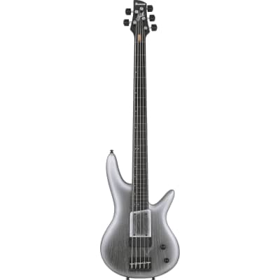 Ibanez Gary Willis Signature Electric Bass | Silver Wave Burst Flat for sale