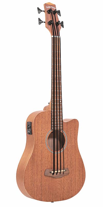 Gold Tone M-Bass Mahogany Top 23-Inch Scale 4-String Acoustic-Electric MicroBass w/Gig Bag image 1
