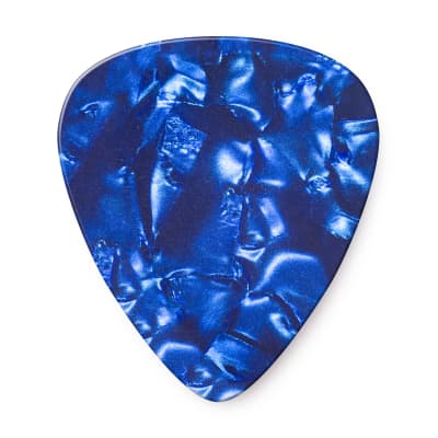 Dunlop Geniune Celluloid Classics Picks (12 Pack, Thin, Blue Pearl) image 2