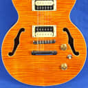 Dean Boca Flame Top Trans Amber Semi-Hollow 12 String Electric Guitar