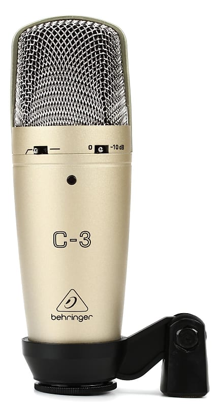 Behringer C-3 Dual-diaphragm Condenser Microphone (2-pack) Bundle image 1