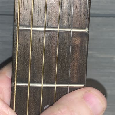 Washburn USA SBT-21  - Black T Style Acoustic Electric Piezo Bridge Guitar image 3