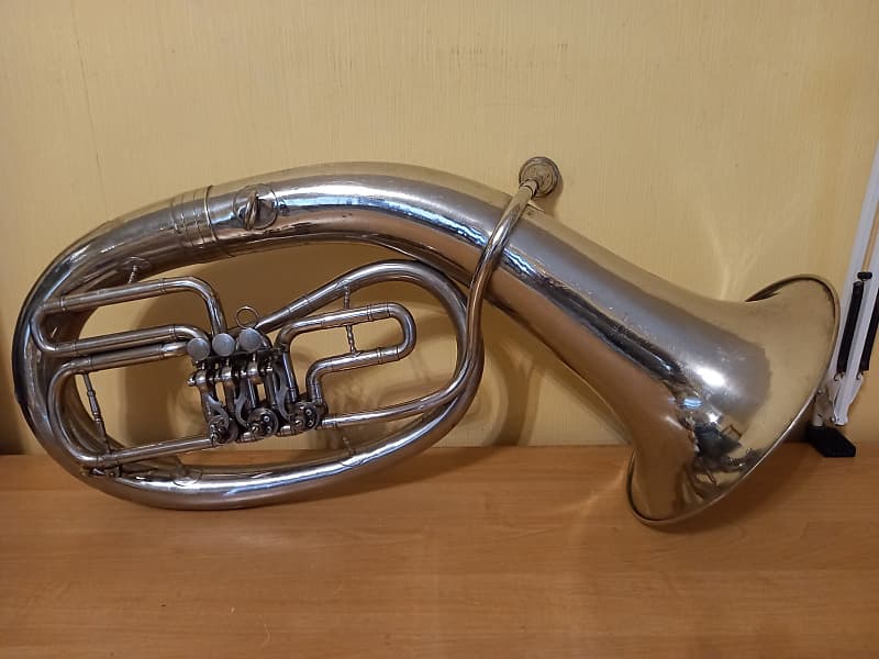 Baritone Wind Brass Musical Instrument USSR Soviet Horn | Reverb