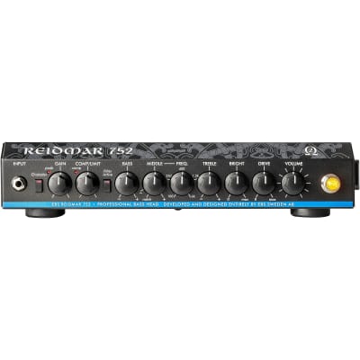 EBS Reidmar 752 Lightweight Class D Bass Amp Head - 750 Watt image 3