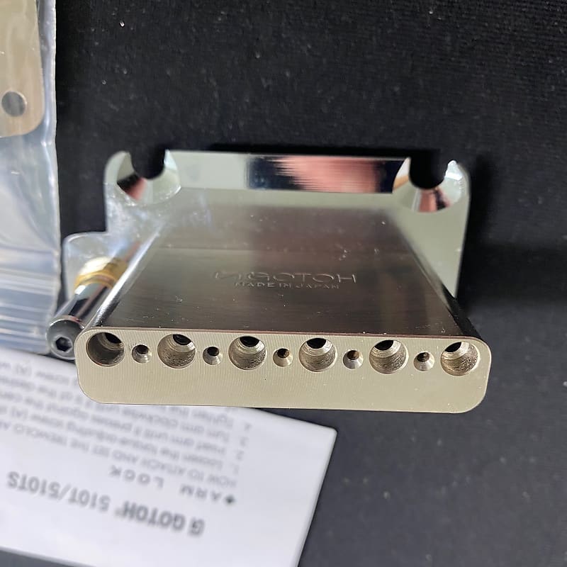 Gotoh NS510TS-FE1 Chrome Tremolo w/ Fender Narrow Spacing