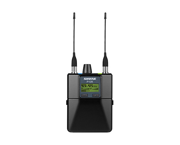 Shure P10R=-G10 PSM1000 Series Body Pack Wireless Receiver - Band G10 (470-542 MHz) image 1
