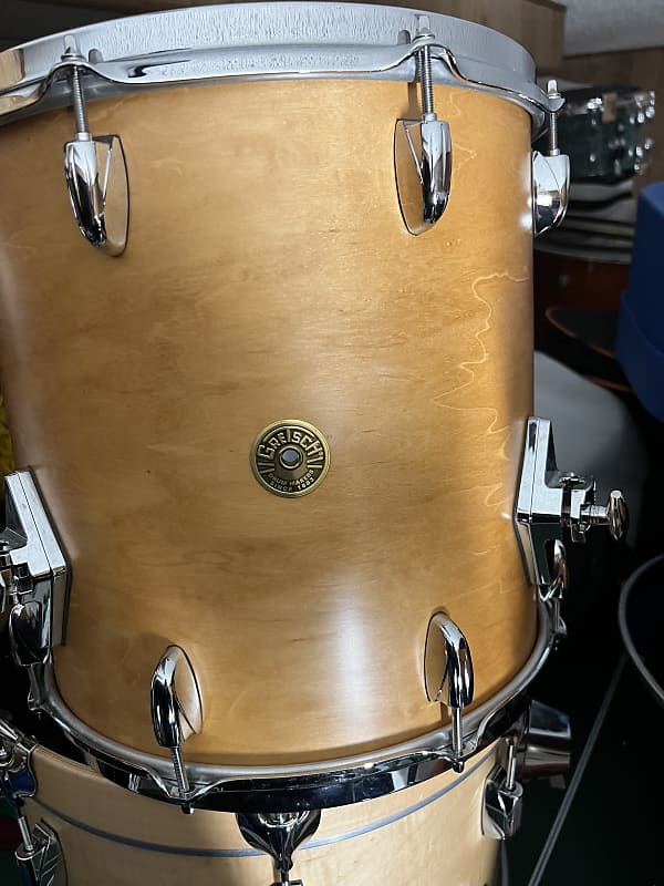 Gretsch Broadcaster 14X14 Floor Tom 2000's Round Badge Reverb