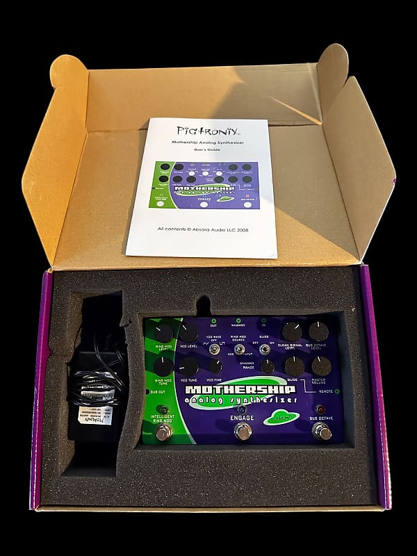 激レア　ペダル型アナログシンセ　Pigtronix Mothership Pigtronix“Mothership Analog Guitar Synthesizer” : 【○八
