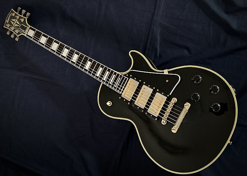 Burny RLC-65 '57 LP Custom 3PU model Black Beauty The Revival 1984〜1987  with Burny original hardcase MIJ Japan vintage 