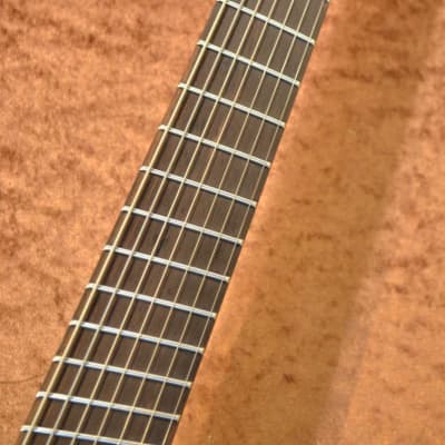 Strictly 7 Guitars Cobra K7 HT B Fannd Fret Black with Yellow Grain Fill[GSB019] image 5