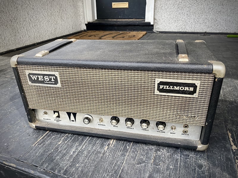 West Laboratories Fillmore Amp Head Vintage Grand Funk 70s