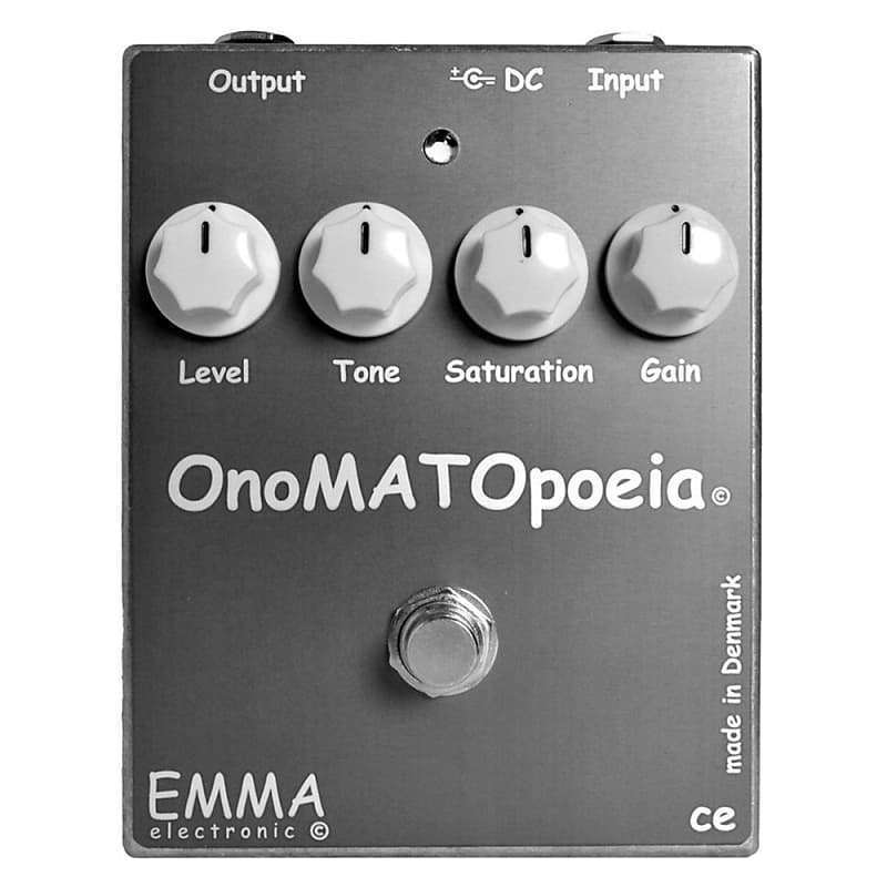 EMMA Electronic OM-1 OnoMATOpoeia Booster Overdrive Pedal image 1