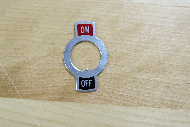 Carling Switch ON/OFF Plate for Amp | Reverb