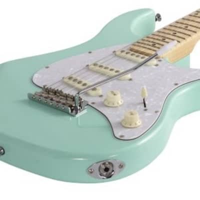 Peavey Raptor Custom Marine Green SSS Electric Guitar with Maple Fretboard image 1
