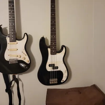 Fender Precision Bass 2000-2001 Black Made In Mexico | Reverb