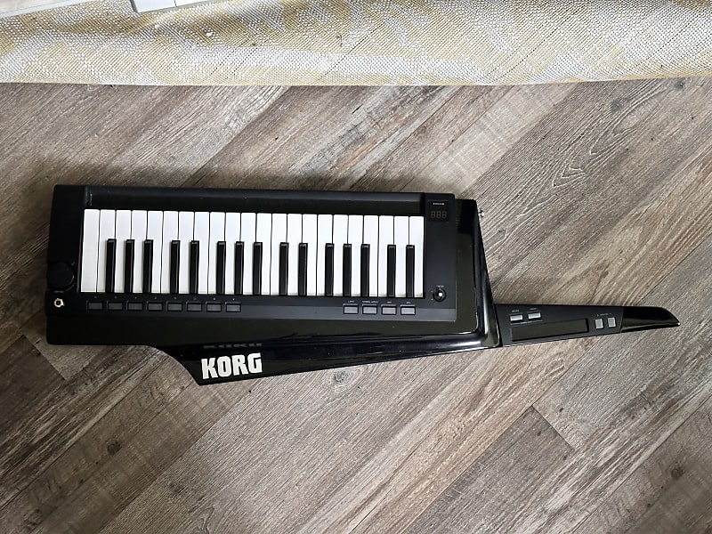 Korg RK-100S BK 37-Key Keytar with synth and vocoder - gloss piano Black image 1