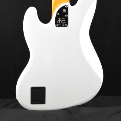 Fender American Ultra Jazz Bass V Arctic Pearl Maple Fingerboard image 8