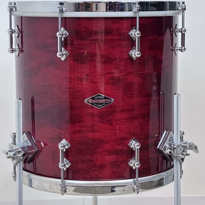 Craviotto 22/10/12/14/16/6.5x14" Solid Maple 2021 Drum Set - Red Stained Maple Gloss Lacquer image 19