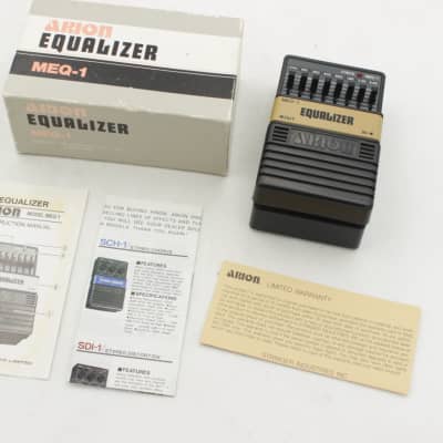 Arion Equalizer MEQ-1 Vintage w/ Box - NOS - Guitar Effects EQ Pedal image 14