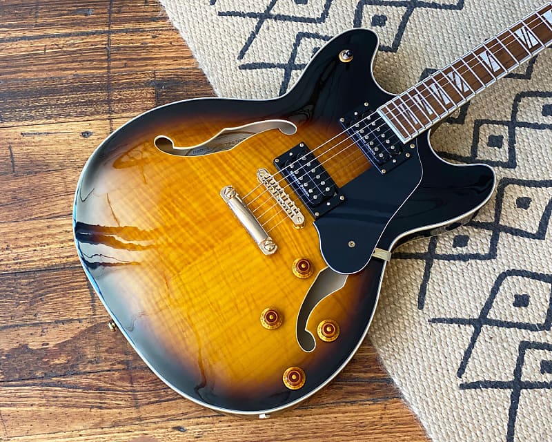 Washburn HB-35 NK セミアコ エレキギター フレイムメープル Washburn HB-35 NK セミアコ エレキギター フレイムメープル