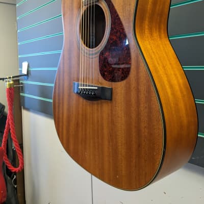 Yamaha FG502M Natural Open-Pore Acoustic Guitar image 4