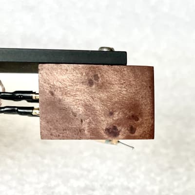 Denon DL-103 LCII Cartridge in Germany made Stanley Engineering Carpathian Elm wood body Lead Shot/Epoxy Potting image 10
