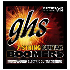 GHS GB7H Boomers 7-String Electric Guitar Strings - Heavy (13-74)