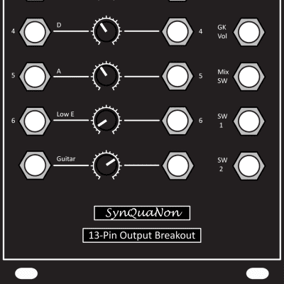 SynQuaNon Eurorack 13-Pin Output Breakout Module Roland/BOSS GK Synth Interface image 3