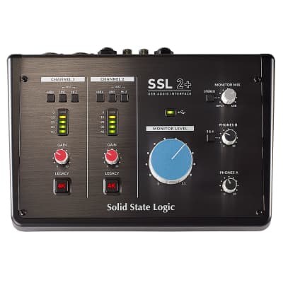 SSL SSL2+ 2-In/4-Out Desktop USB Audio Recording Interface