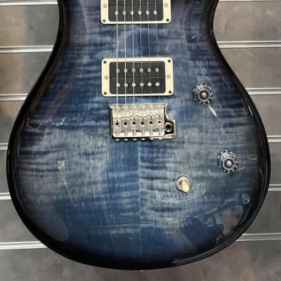 PRS Paul Reed Smith CE 24 Guitar, Rosewood Fretboard, Faded Blue Smokewrap Burst image 1