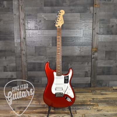 Fender Player Stratocaster HSS, Pau Ferro Fingerboard, Candy Apple Red image 2