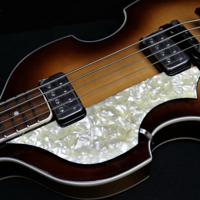 Hofner HCT-500/1L SB Left Handed Contemporary Beatle Bass Hard To Find Brown Sunburst & Hofner CASE image 12