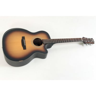 Mitchell T413CE-BST Terra Series Auditorium Solid Torrefied Spruce Top Acoustic-Electric Guitar Regular Edge Burst for sale