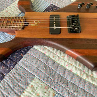 Stunning Woods JD Guitars KS-2 Cherry, Purpleheart, Walnut & African Padauk image 5