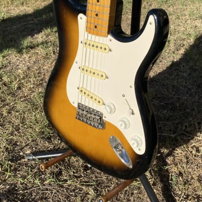 Fender '54 Reissue Stratocaster- MIJ 1990- 2 Color Sunburst image 4
