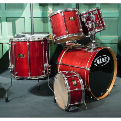 Mapex Mars Pro 5 Piece Drum Kit in Red Lacquer image 1