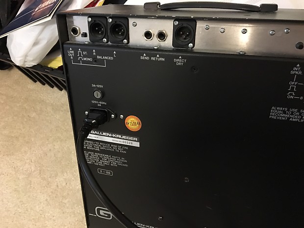 おすすめネット 希少GALLIEN-KRUEGER 200MB 80年代（布繊維入り