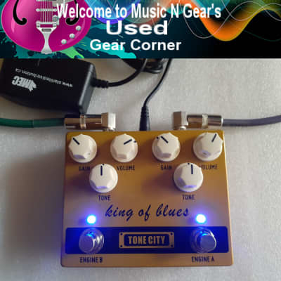 Reverb.com listing, price, conditions, and images for tone-city-king-of-blues