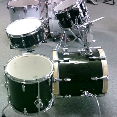 SONOR AQX Micro Drum Shell Kit 4-Piece Black Midnight Sparkle