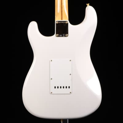 Fender Vintage Custom '57 Stratocaster Electric Guitar - Aged White Blonde image 5