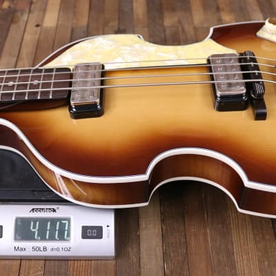 Hofner H500/1-62-0 Violin Bass '62 'Mersey' Sunburst image 6