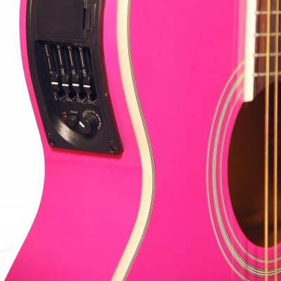 JB Player JBEA15BK Acoustic Electric Guitar, Black image 3