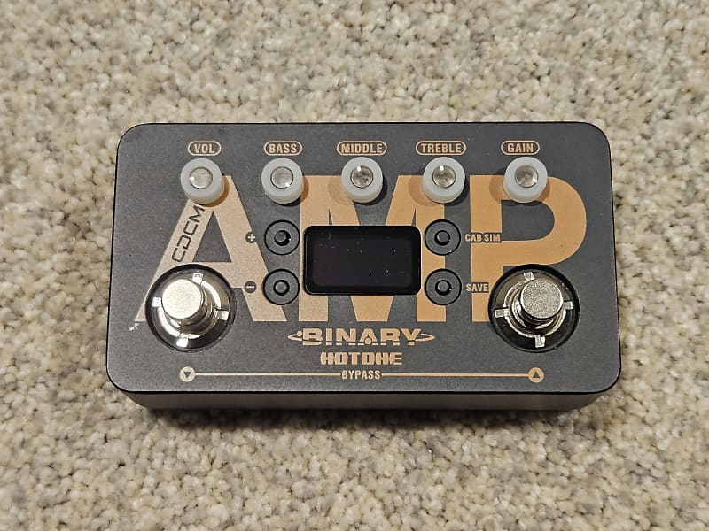 Hotone Binary Amp Simulator 2018 - Black/Gold | Reverb