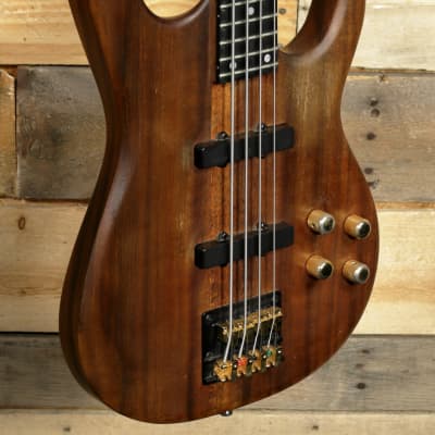 1980s Carvin LB-70 Electric Bass - Koa/Maple 