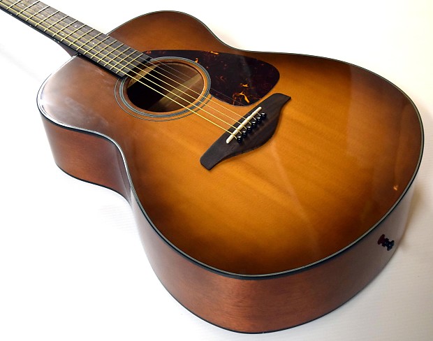 Yamaha FS700S-TBS Solid Spruce Top Concert Acoustic Guitar Tobacco Sunburst image 1