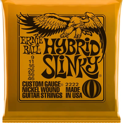 Ernie Ball Nickel Slinky Electric Guitar Strings - 9-46 image 1
