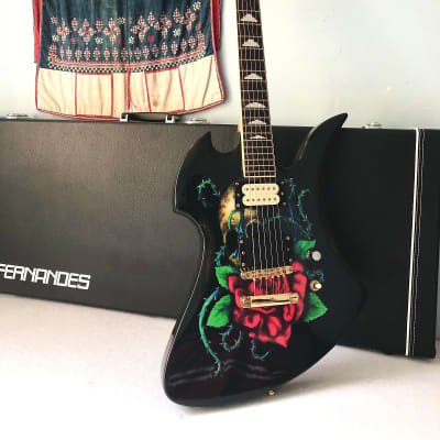 SALE!  薔薇骷髏 SKULL ROSE Hide guitar 玫瑰 Qposket hide Model | Reverb