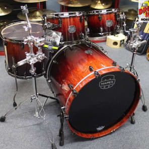 Mapex Saturn IV Cherry Mist Rosewood Burl 22.10.12.16 w Reverb